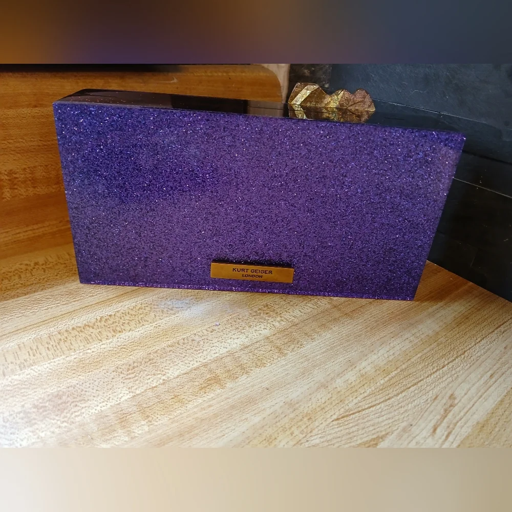Kurt Geiger NWT RARE Chocolate Bar Clutch/Crossbody